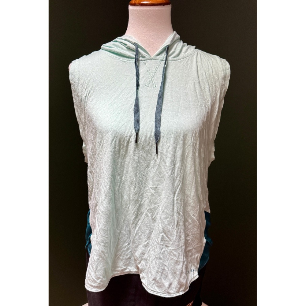 Under Armour Sleeveless Hoodie Athletic Tank Top‎ Teal Women's Size XL
